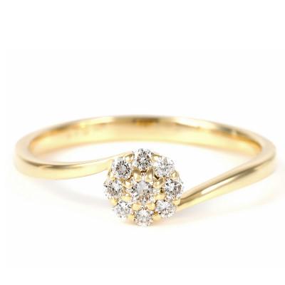 ふるさと納税 笛吹市 K18YG　ダイヤ0.18CT　リング R3715DI-Y   #13 |  | 01