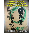 【ふるさと納税】〈数量限定・新米〉令和6年度産「純天日干し・はざかけ米」5kg（無洗米・精米済）