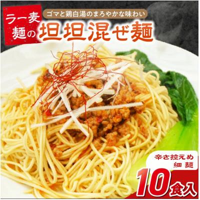 ふるさと納税 久留米市 坦坦混ぜ麺 10食 ラー麦麺