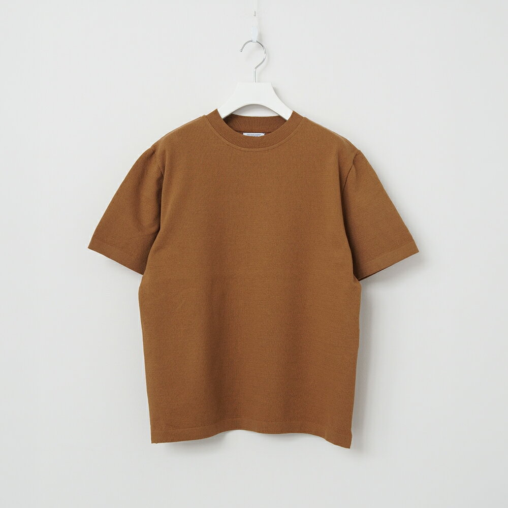 【ふるさと納税】【Yonetomi】米富繊維 LIGHT WAVE COTTON KNIT PULLOVER BROWN 茶色 服 洋服 ユニセックス メンズ レディース ブランド 数量限定 山形県 山辺町 yt-lwpxb