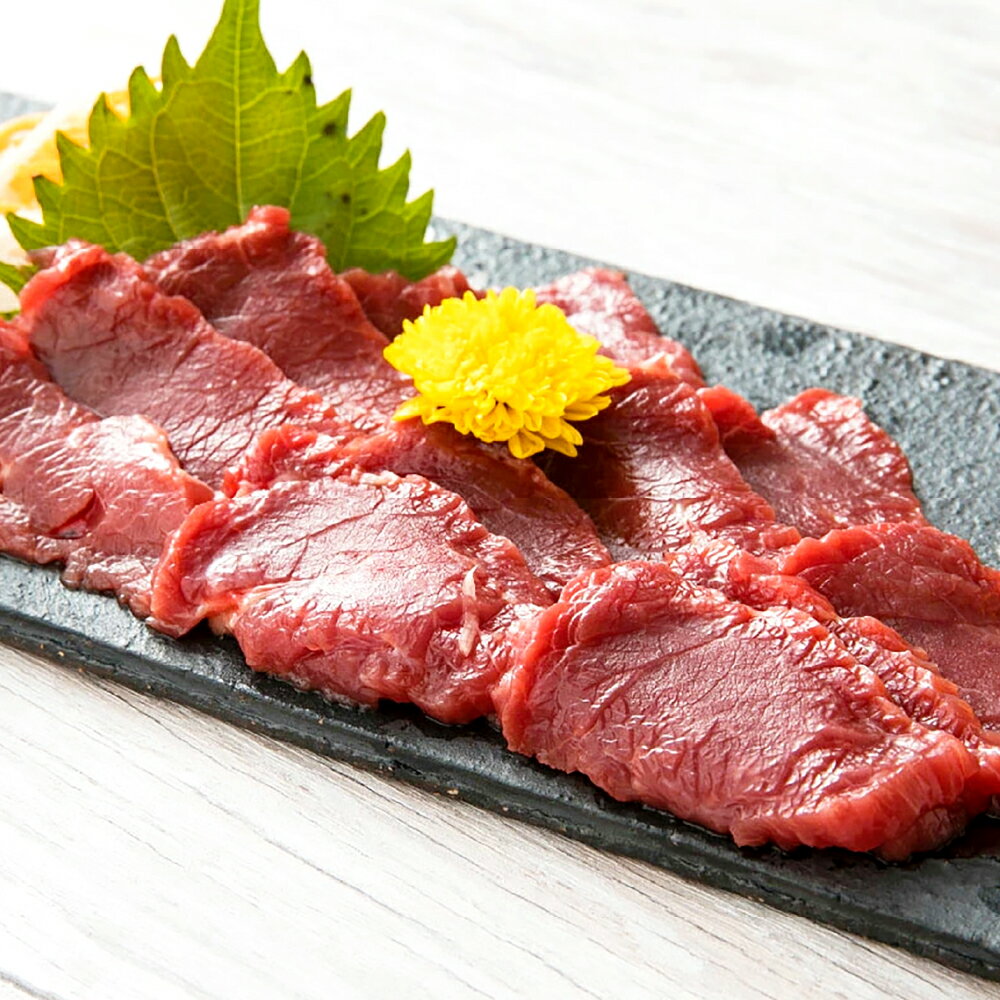 【ふるさと納税】C28U【熊本と畜】赤身馬刺し 約200g（専用醤油付き150ml×1本）馬刺し 馬肉 肉 お肉 赤身 刺身 お取り寄せ グルメ 冷凍 九州 熊本県 高森町 送料無料