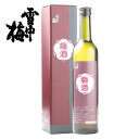 【ふるさと納税】雪中梅　梅酒　500ml　化粧箱入