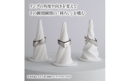 ダイヤモンド リング プラチナ ブラック サファイア KARATI パイナス ダイヤモンド