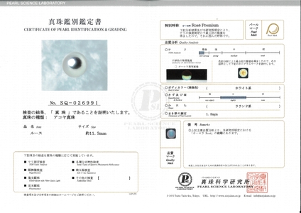 【真珠】ブローチ あこや真珠 11.3mm パール 三重県志摩市