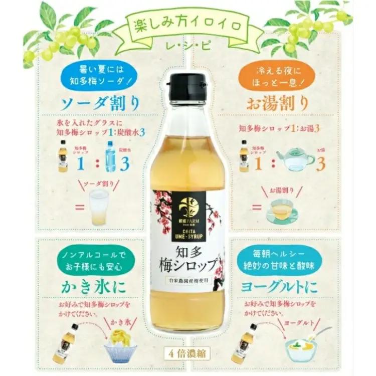 【定期便6回】梅シロップ420g×3本