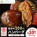 【ふるさと納税】【のし付】豊西牛 100%ハンバーグ 10枚入 ギフト 贈答用 (トヨニシソース付)【配送不可地域：離島】【1144340】