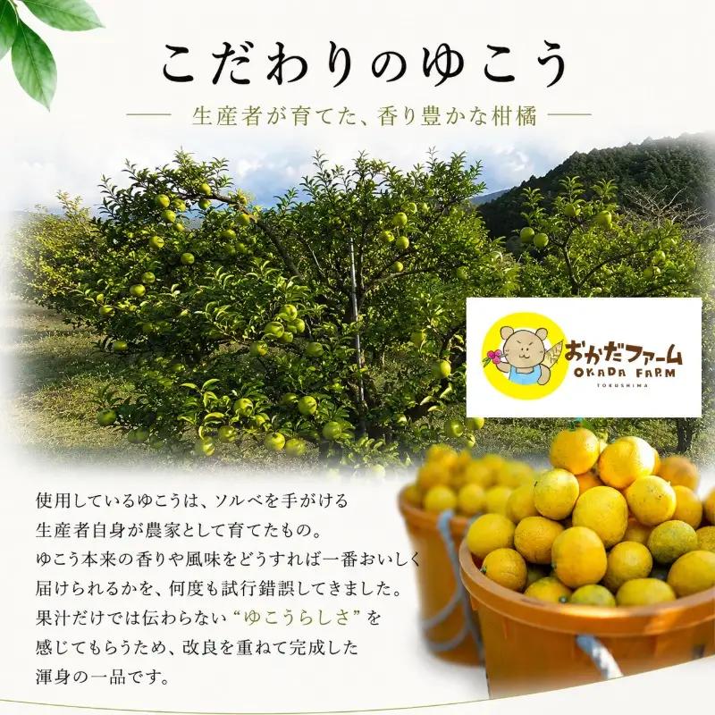 柑橘  デザート 完熟ゆこうのご褒美ソルベ 2個セット アイス ジェラート ゆこう ご褒美 アイスクリーム  乳製品不使用 柑橘 みかん ゆこう 柚香 レモン ゆず ジャム 冷たい フルーツ 果物 常