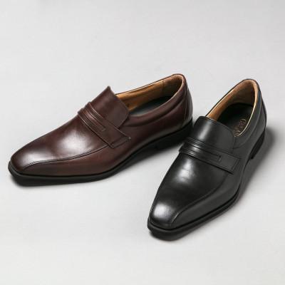 ふるさと納税 大和郡山市 セランド 27.0cm ブラック 牛革 ラクチン軽量ビジネスシューズ　スリポン(紳士靴)CE1401 |  | 01