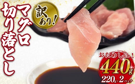 訳あり マグロ 鮪 切り落とし 440g 220g × 2 パック 外湾漁業協同組合 国産マグロ 天然マグロ ビンチョウ キハダ メバチ クロ 刺身 刺し身 簡易包装 わけあり 魚 魚介 国産 天然 三重 南伊勢町 伊勢 志摩 六千円 6000円