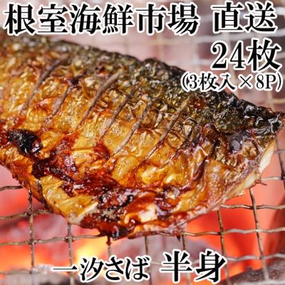 ふるさと納税 根室市 一汐さば半身3枚×8P A-14104