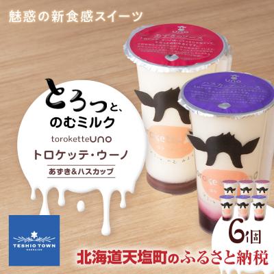 ふるさと納税 天塩町 トロケッテ・ウーノ あずきのソース&amp;ハスカップのソース 計6個(宇野牧場)