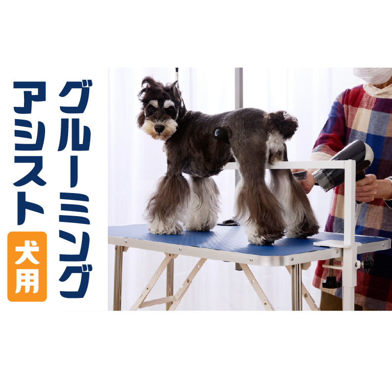 グルーミングアシスト(犬用) ［199D01］ グルーミングアシスト 犬用 グルーミング 家庭トリミング ドライヤー補助 爪切り補助 腰を支える 安全爪切り トリミング補助 ペットケア用品 犬の世話 犬のお手入れ 犬用保定具 ペット用品 安全ケア 高齢犬介助 小型犬 中型犬 大型犬 愛知県 小牧市 送料無料