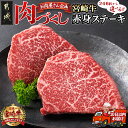 【ふるさと納税】【数量が選べる！】【肉づくし都城】宮崎牛赤身ステーキ【100g×2枚】 - 楽天限定 宮崎牛 牛肉 赤身ステーキ 選べる枚数 100g×2枚/4枚/6枚 赤身 送料無料 SKU-0103 【宮崎県都城市は2年連続ふるさと納税日本一！】