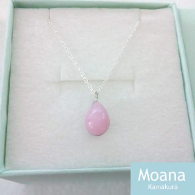 ふるさと納税 鎌倉市 タイニードロップネックレス【Baby Pink】