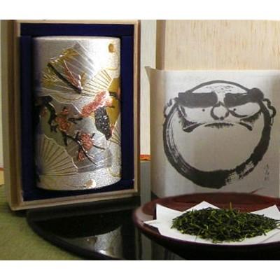 ふるさと納税 いなべ市 高級玉露　80g(彫刻缶入り)