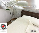 【ふるさと納税】潤いタッサーシルクを使った シルク毛布 アイボリー 1枚 (シングル・ダブル)｜シルク100% 絹100% 美肌 美髪 ヘアケア 快眠 快適 熟睡 睡眠 [3222]