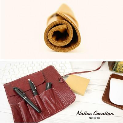 ふるさと納税 大和郡山市 Native Creation ロールペンケース NC3720 WINE  姫路レザー |  | 02