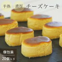 【ふるさと納税】濃厚 半熟 スフレ チーズケーキ 20個 個包装 無添加＜半熟チーズ工房 京都 洋菓子館ベルジェノア＞≪半生 ケーキ スイーツ ギフト 洋菓子 手土産 母の日 敬老の日 祝い お取り寄せ≫☆月間MVPふるさと納税賞 第1号（2020年10月）・SDGs未来都市亀岡