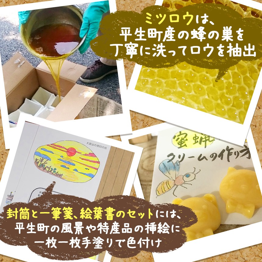 蜜蝋クリームの材料