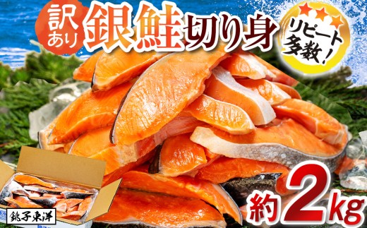 訳あり 塩銀鮭 切り身 約2kg さけ サケ 切身 海鮮 魚 大容量 冷凍 銀鮭 肉 厚 しゃけ シャケ 塩 鮭 魚介 魚貝 塩鮭 おつまみ おかず ご飯 惣菜 アレンジ パスタ 和食 洋食 弁当 冷凍 大容量 たっぷり 人気 不揃い 規格外 傷 食品 冷凍 冷凍食品 グルメ 贈答 贈り物 贈物 ギフト 長期保存 ストック 小分け お取り寄せ ふるさと納税 ふるさと納税鮭 千葉県 銚子市 銚子東洋