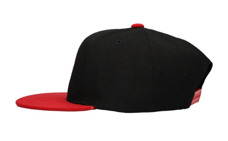 エリース豊島 2025 チームロゴ スナップバックキャップ 帽子 キャップ スポーツ サッカー クラブチーム 豊島区 東京都【ブラック/レッド】