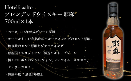 Hotelli aalto ブレンデッドウイスキー耶麻 KBG003