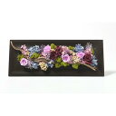 【ふるさと納税】生花の風合いをそのままに…プリザーブドフラワーアレンジL　ブラウン