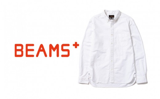 
                  【BEAMS PLUS】ボタンダウンシャツ オックスフォード ホワイト　（選べるサイズXS～XXL)
                