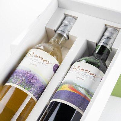 ふるさと納税 富良野市 【包装・手提げ袋・のし付き】ふらのワイン (赤・白)720ml×2本セット |  | 02