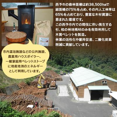 ふるさと納税 西予市 <西予市木質ペレット(全木)60kg>　木材　猫砂　燃料　愛媛 |  | 02