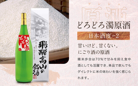 濃厚なにごり酒とスッキリ辛口地酒飲み比べセット 1800ml×3本 | 日本酒 酒 お酒 上撰 濁原酒 地酒 辛口 日付指定可 舩坂酒造 飛騨高山  FB031VC13