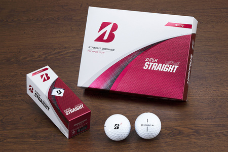 SUPER STRAIGHT ホワイト 1ダース 2025年モデル ブリヂストン ゴルフボール 日本正規品 [1775]