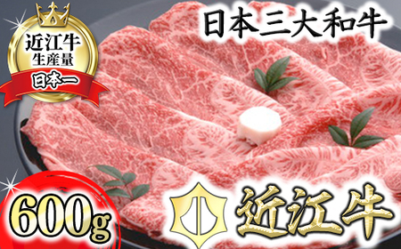 【４等級以上の未経産牝牛限定】近江牛カタ・バラすき焼き【 600g】【AF07U】【リピート多数】【頑張った方へのご褒美を贅沢に】