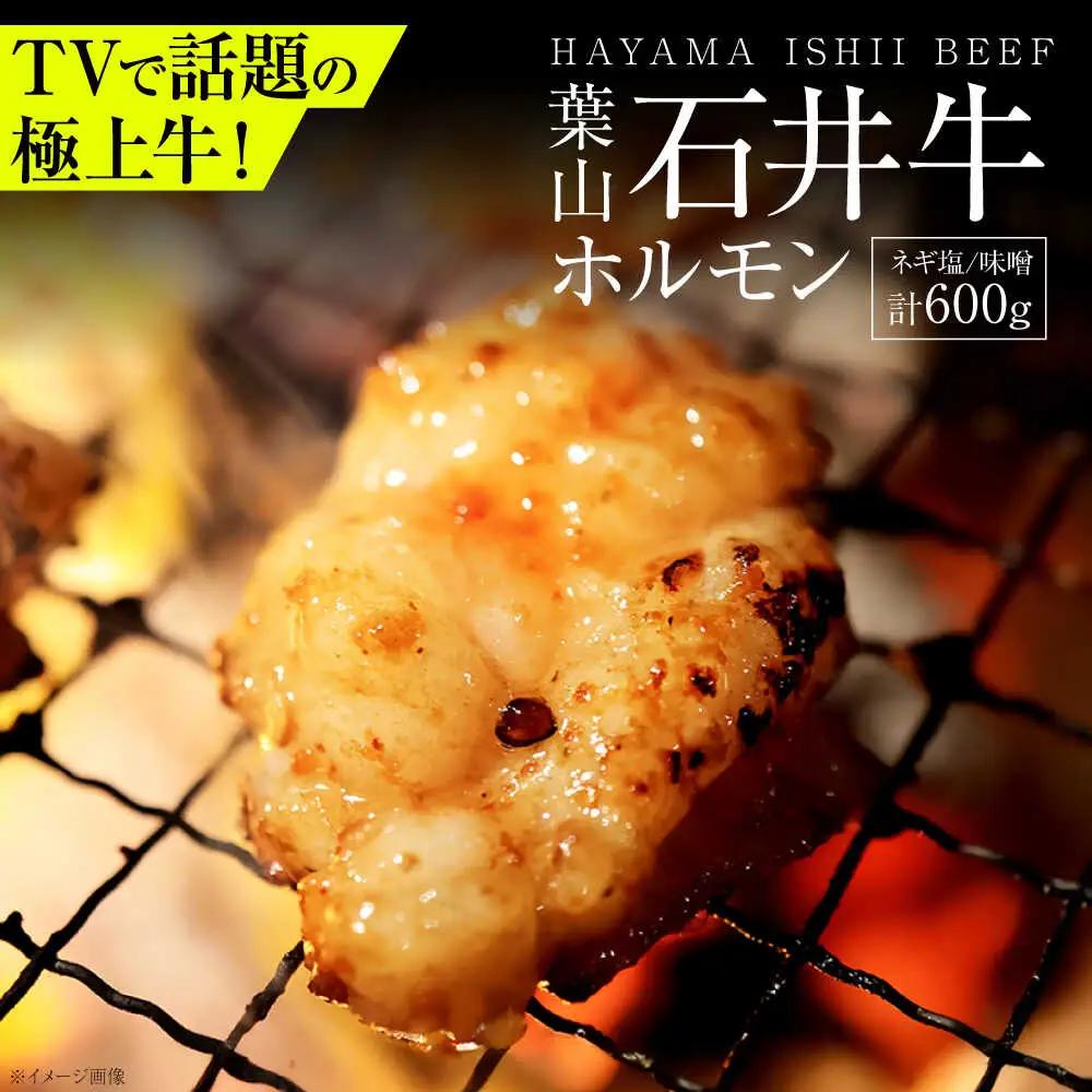 葉山石井牛ホルモン味噌味、ネギ塩味 各300g  ／ ホルモン [ASCD013]