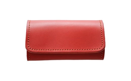 [15-78-2] プレミアムキーケース(レッド)