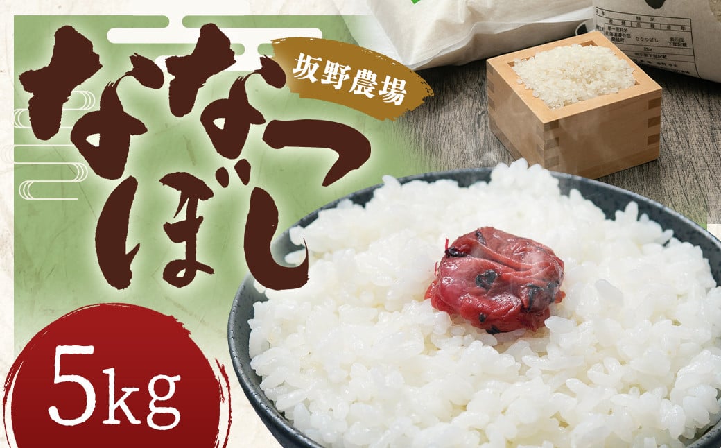 
                  令和7年産 らんこし米 ななつぼし5kg
                