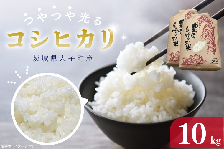 
                  【 令和7年産】つやつや光る コシヒカリ 10㎏ 菊池農園｜茨城県 大子町 お米 白米 精米 産地直送 米 もちもち（CL002-1）
                