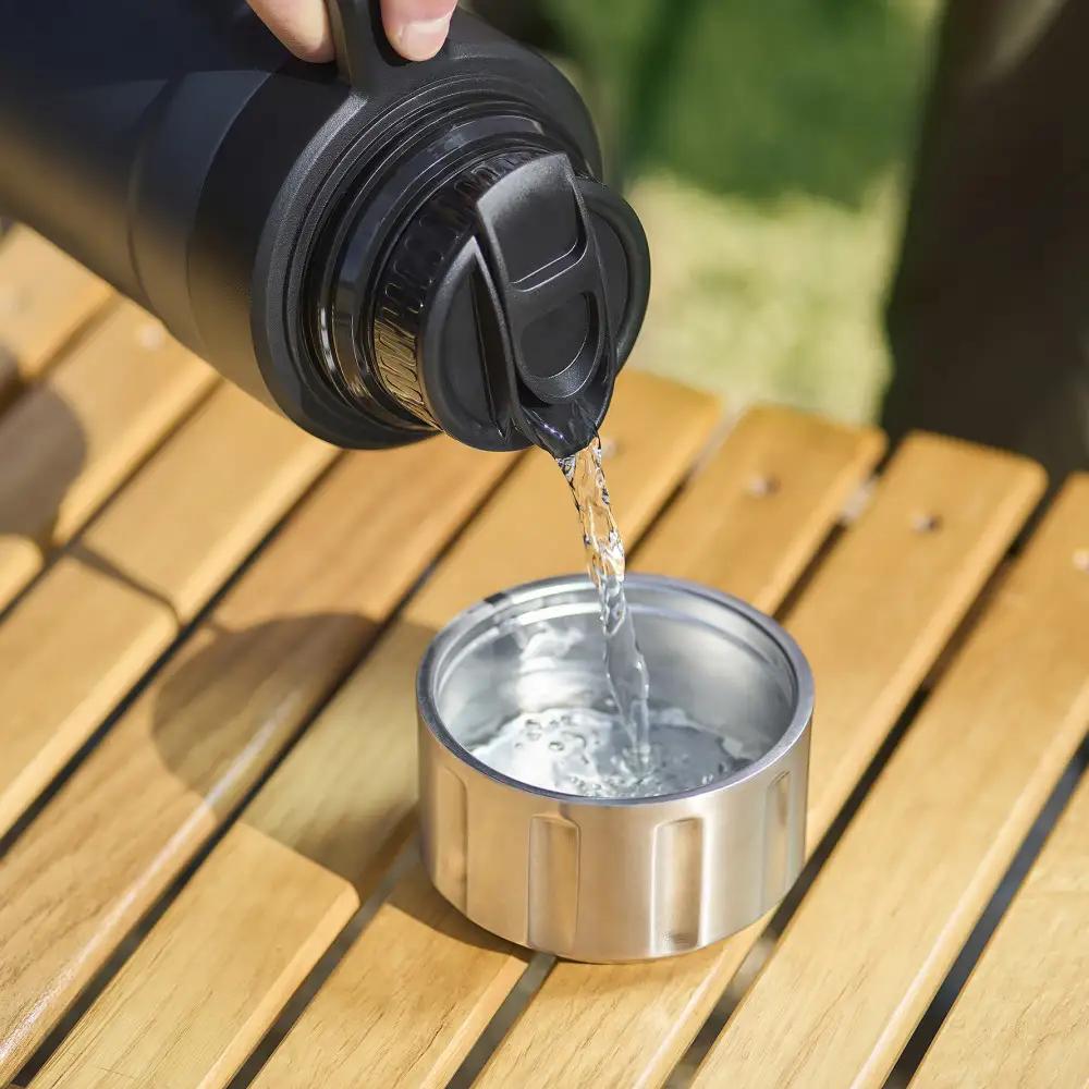 ＨＵＧＥＬ 真空断熱マグボトル １９００ｍｌ HSB-1900 チャコールグレー