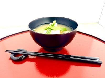 川連漆器 箸付夫婦たっぷり椀（銀朱・銀溜）紙箱入 漆器 漆器 【(株)佐藤商事】[H5504]