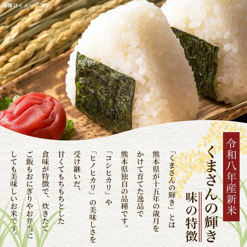 令和8年産 新米 くまさんの輝き 5kg (令和8年10月中旬～発送) 精米・玄米選べる 熊本県産 お米 107-0701