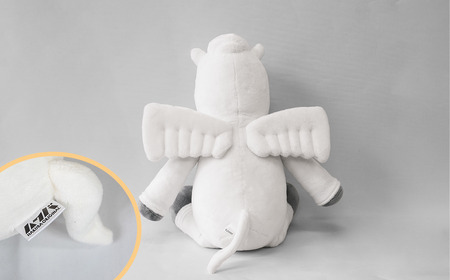 白馬村キャラクター　ヴィクトワール・シュヴァルブラン・村男3世　ぬいぐるみ　全長450mm　長野県白馬村/ゆるキャラ【O0130231】