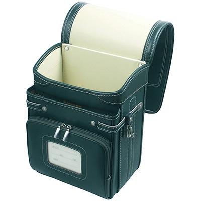 ふるさと納税 川口市 埼玉県川口市 天地堂のオリジナル 牛革ランドセル キューブタイプ プレミアム  カラー:グリーン |  | 02