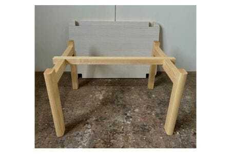 1．2．3で組み立てるちょっとのテーブル ／ 家具 ローテーブル リバーシブル 手作り 山口県 No.110