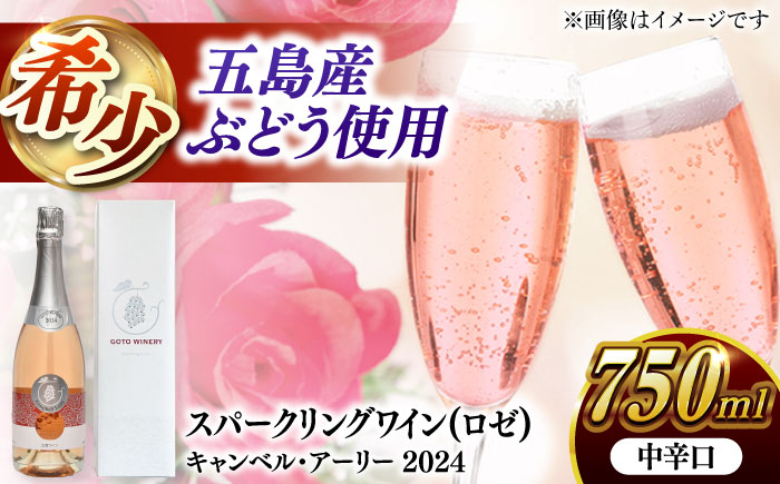7日程度発送）スパークリングワイン キャンベル・アーリー 2024 家飲み 酒 お酒 ワイン 五島市/五島ワイナリー [PAG031] スピード 年内発送 最短 最速 発送