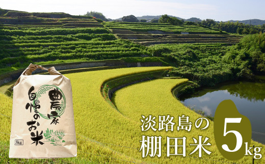 淡路島の棚田米 ５kg　精米 白米