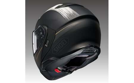 SHOEIヘルメット【NEOTEC 3 SATORI (BLACK／WHITE)】L フィッティングチケット付き｜フリップアップ システムヘルメット ネオテック フルフェイス フェイスカバー システム