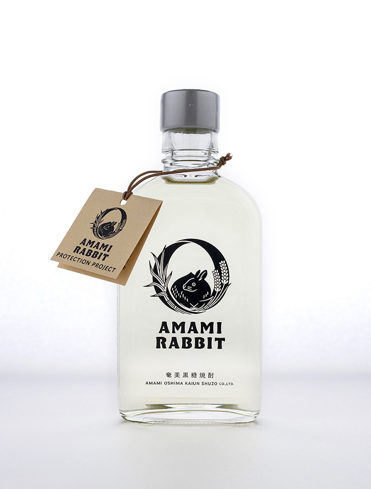 
【世界自然遺産登録記念】　奄美群島特産【奄美黒糖焼酎】「AMAMI-RABBIT」25度 200ml
