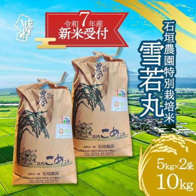 ふるさと納税 庄内町 【新米受付 10月発送】石垣農園の特別栽培米 雪若丸 10kg(入金期限:2025.9.15)