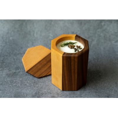 ふるさと納税 宇城市 幸運を呼び込む8角形アロマディフューザー(天然アロマワックス付)