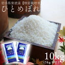 【ふるさと納税】米 10kg ひとめぼれ10kg（5kg×2袋）令和6年産 岩手県紫波町産 ふるさと納税 米 岩手県 【特別栽培米】さめても美味しい おこめ（AD051）